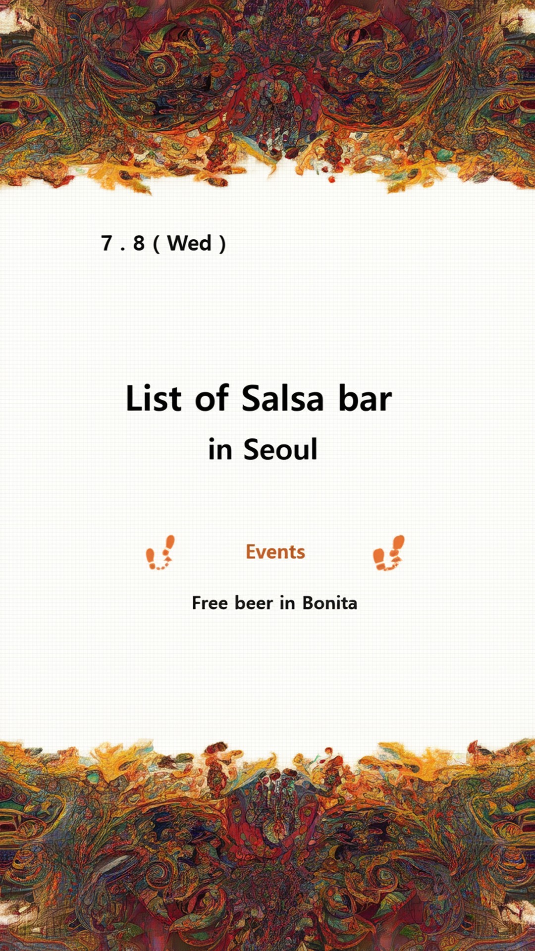 list of salsa bar in seoul