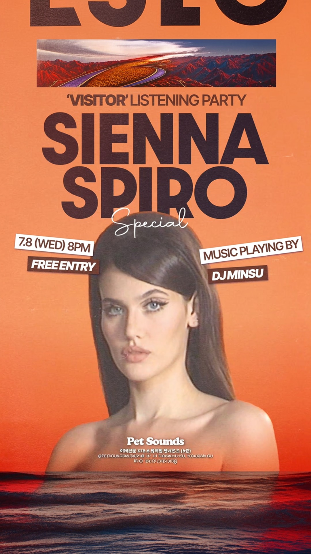sienna spiro 'visitor' listening party
