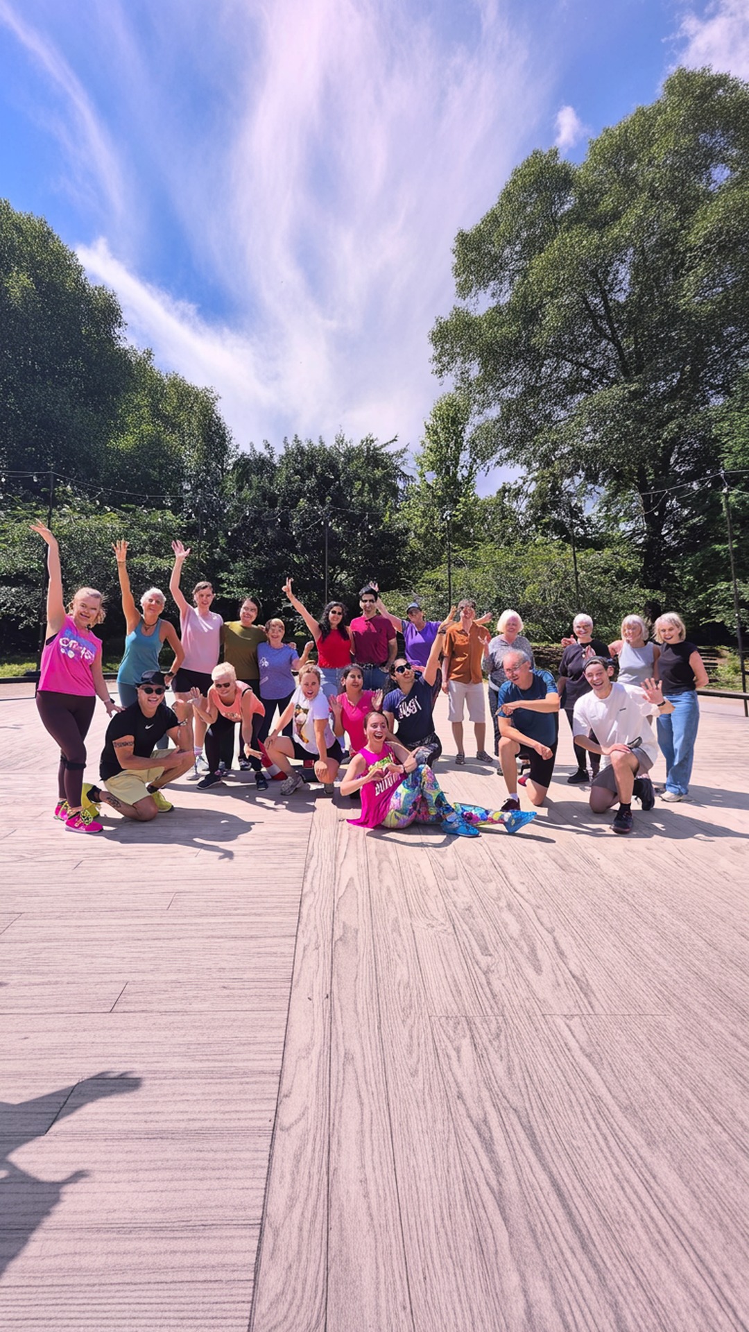 free zumba class in fælledparken