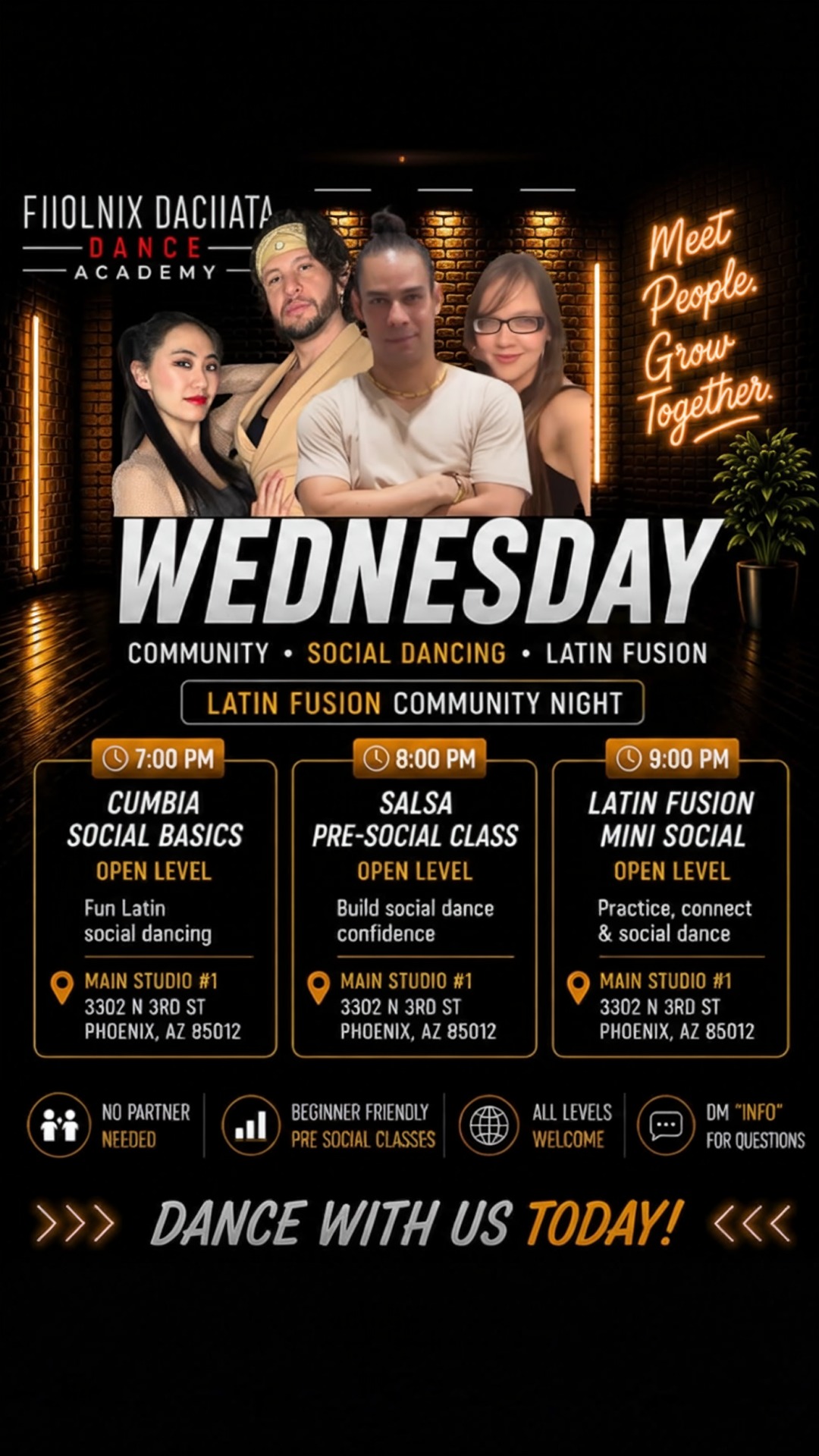 latin fusion community night