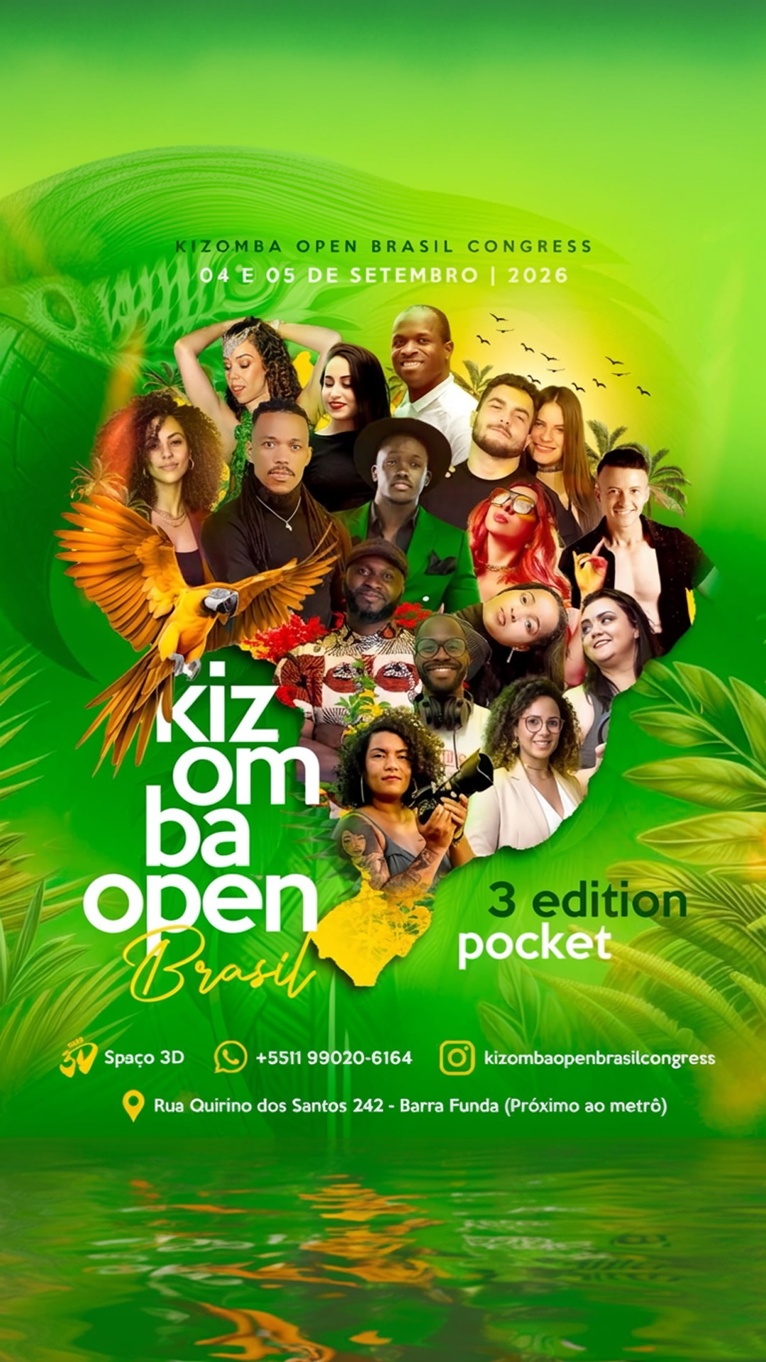 kizomba open brasil congress - 3ª edição pocket