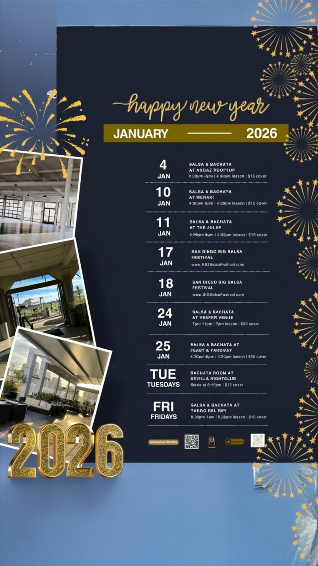 salsa & bachata january 2026 series