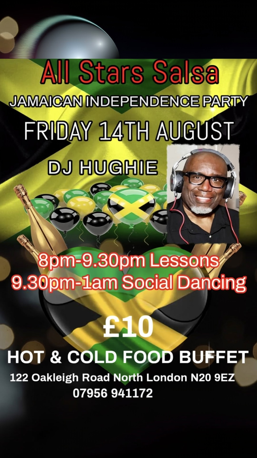 all stars salsa friday 14th august