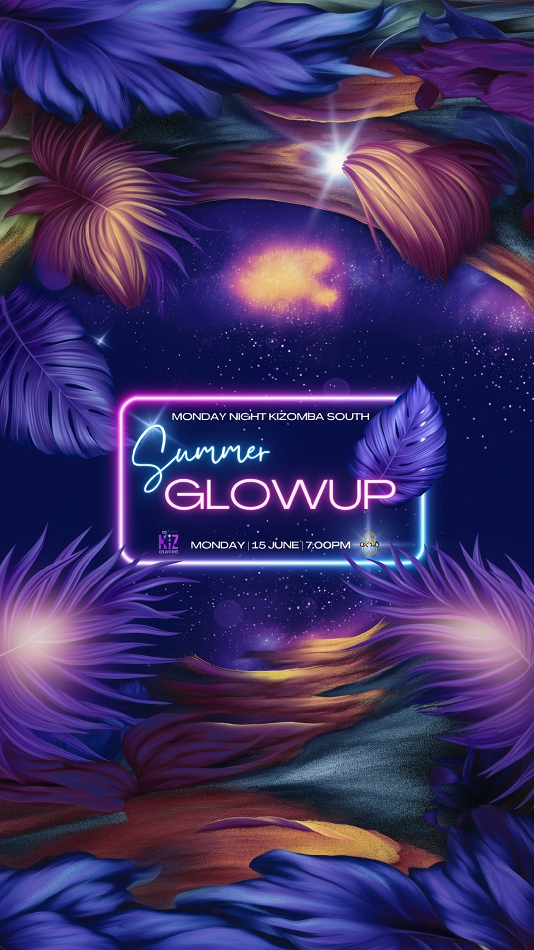 monday night kizomba south | summer glowup 🌙 (free class + social)