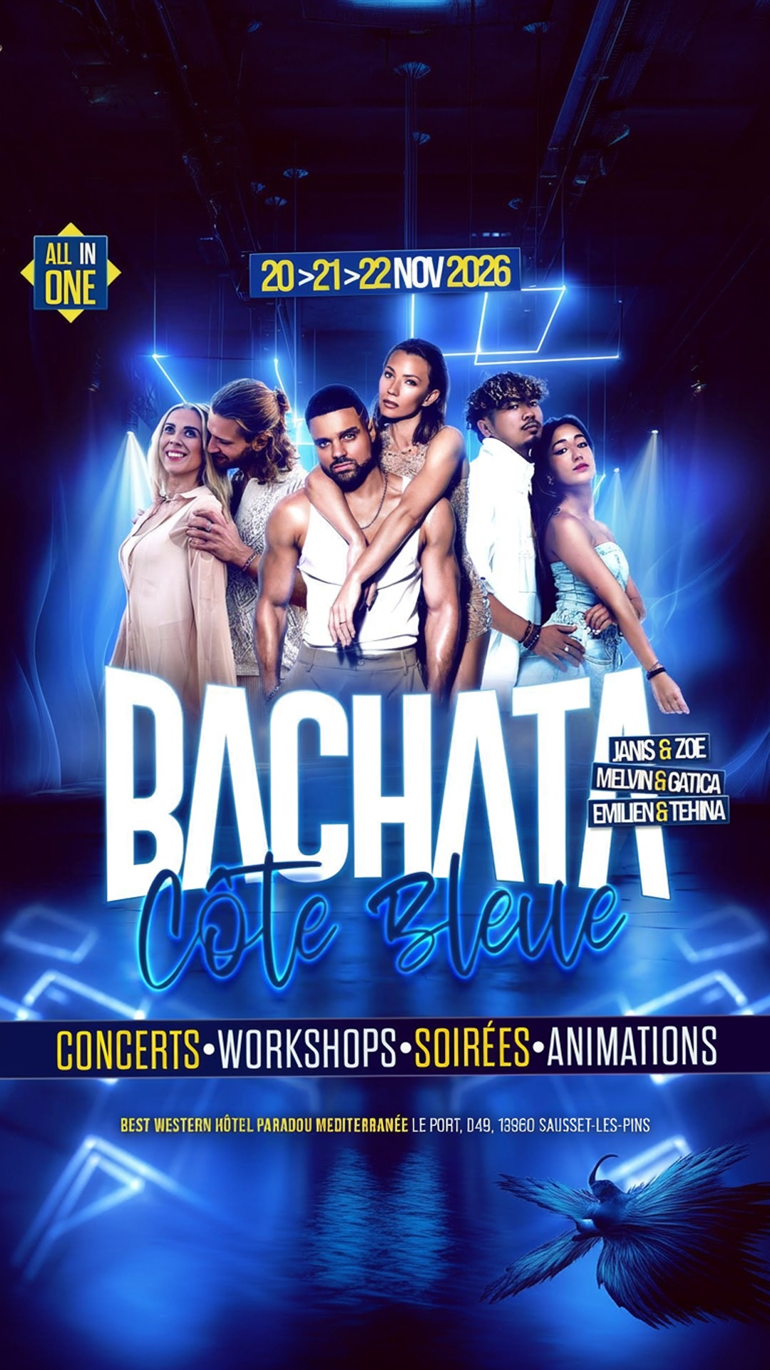 bachata sur la côte bleue