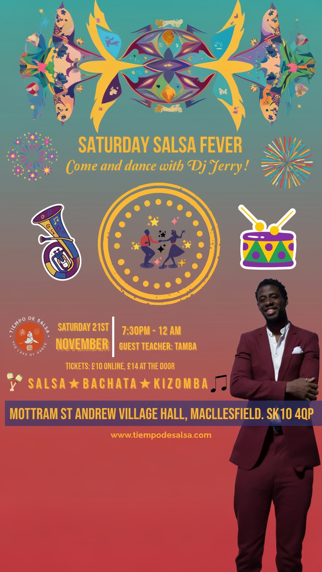 saturday salsa fever with tamba - november 21st