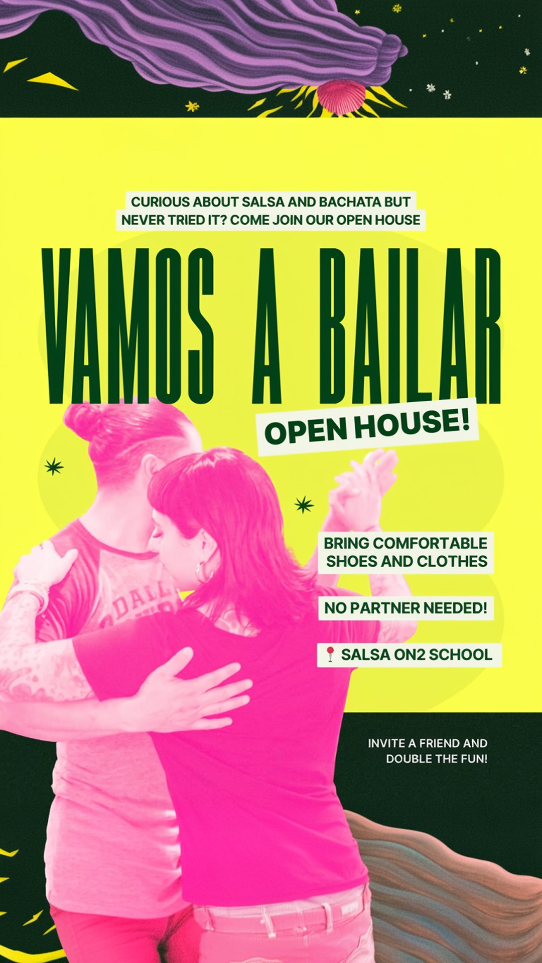 find your rhythm: salsa & bachata open house