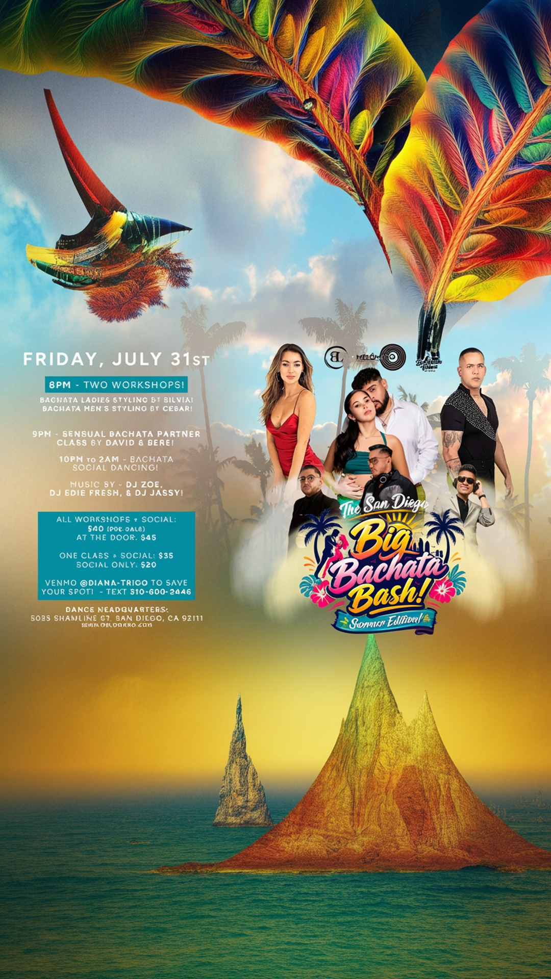 the san diego big bachata bash - summer edition! 7/31