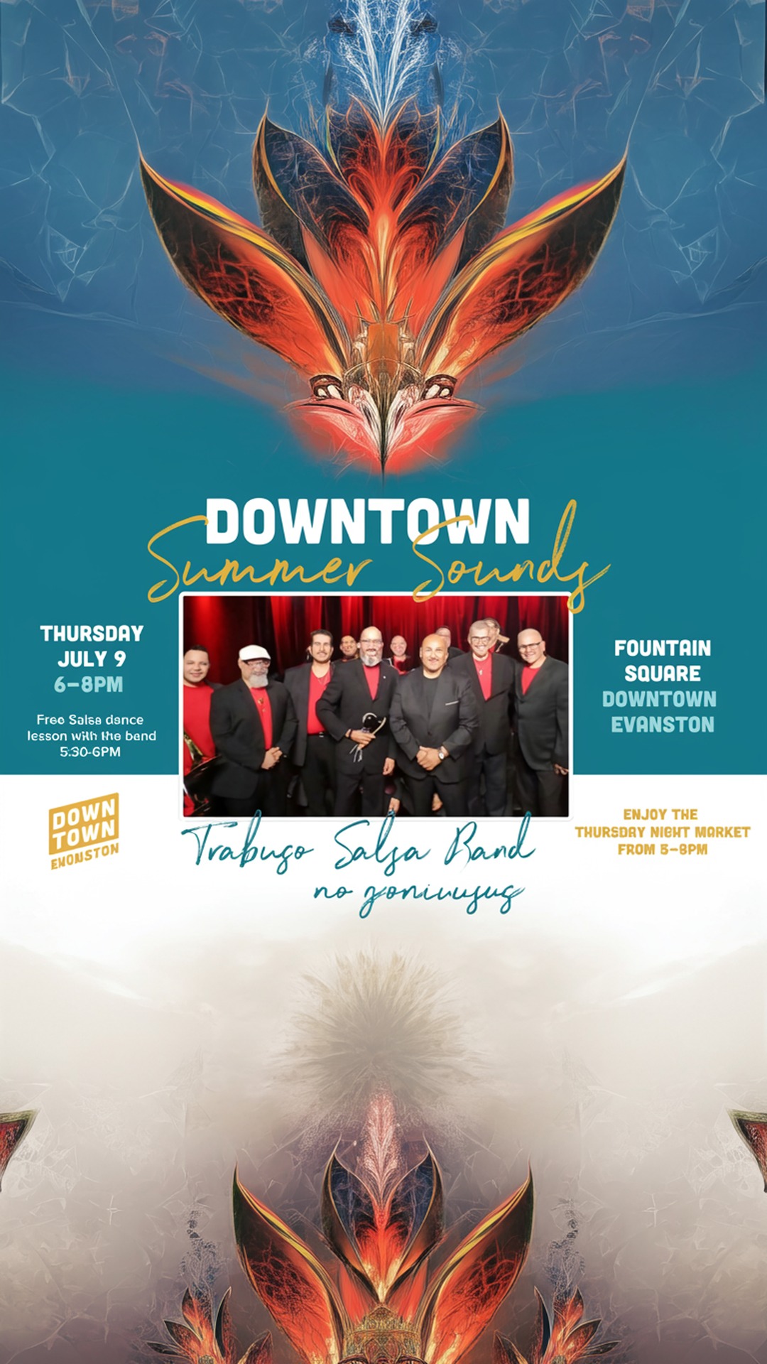 downtown summer sounds: trabuco salsa band