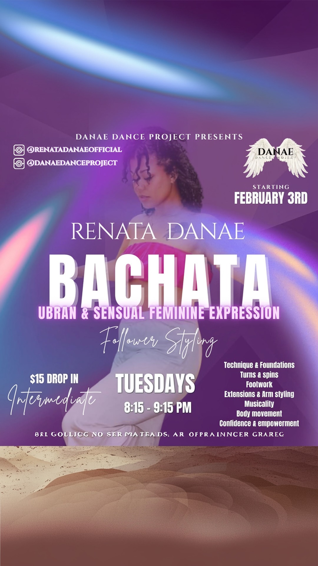 bachata : urban & sensual feminine expression (follower styling)