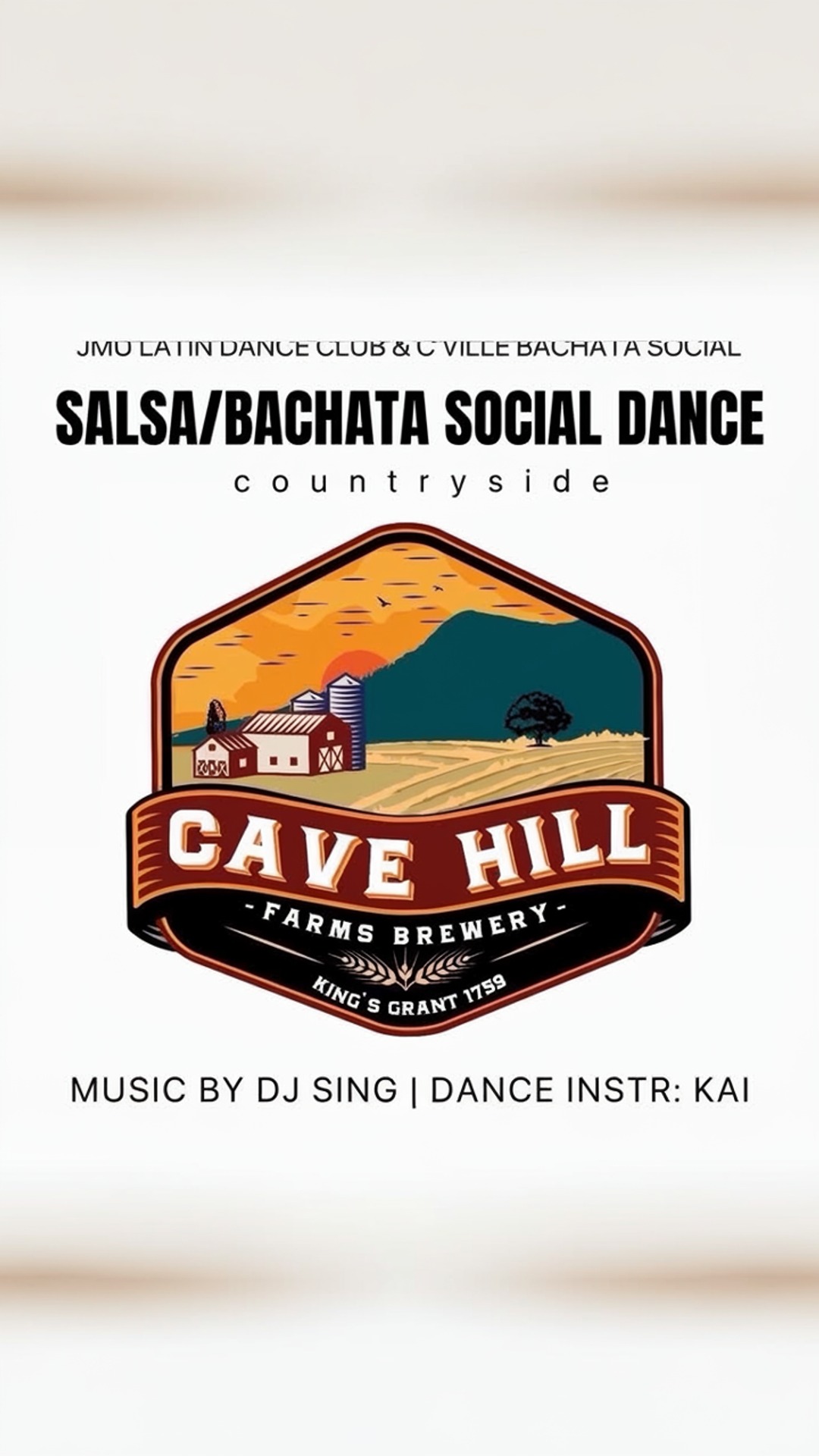 salsa/bachata social dance @ brix & columns vineyards