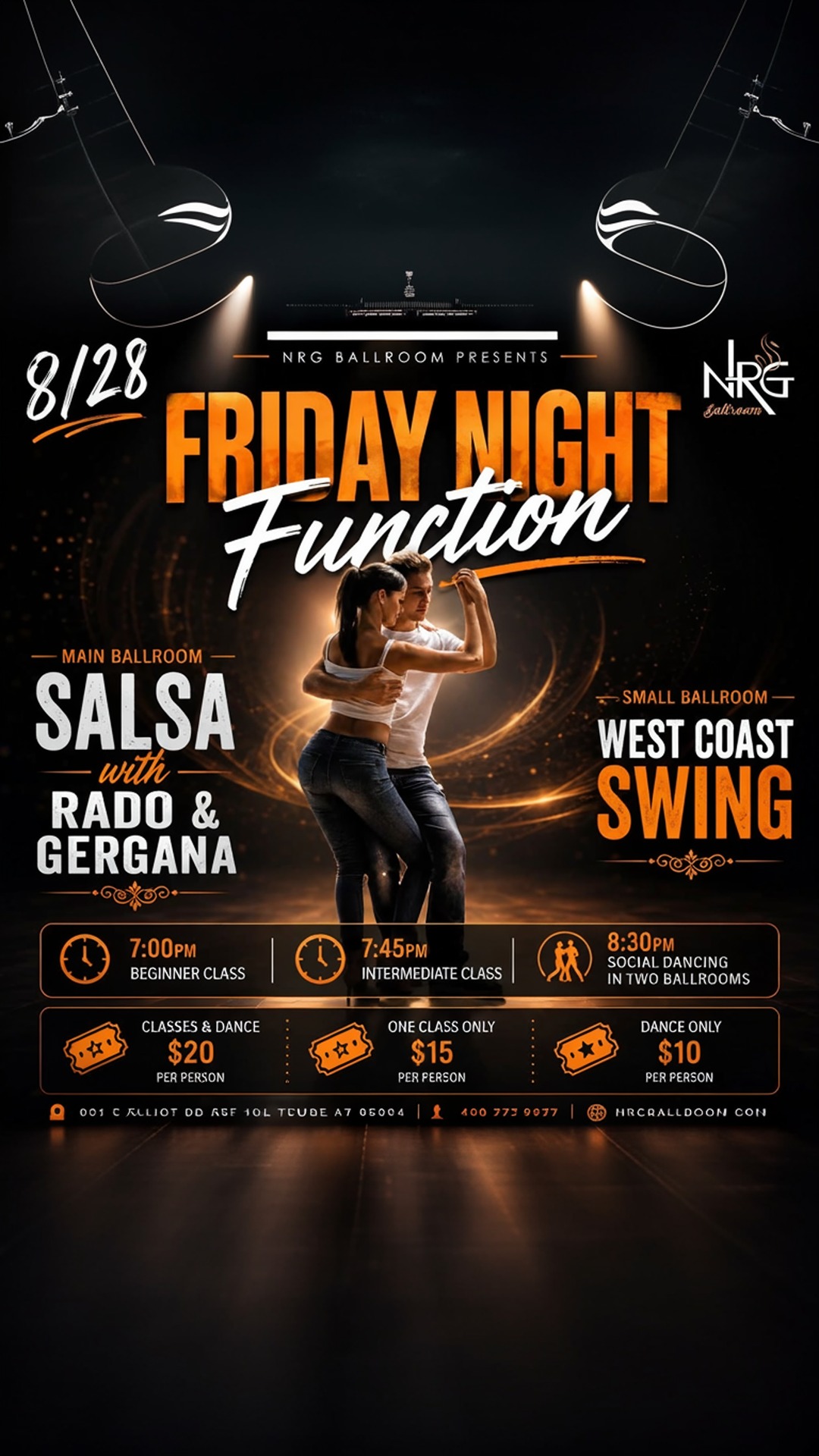 friday night function: salsa & wcs