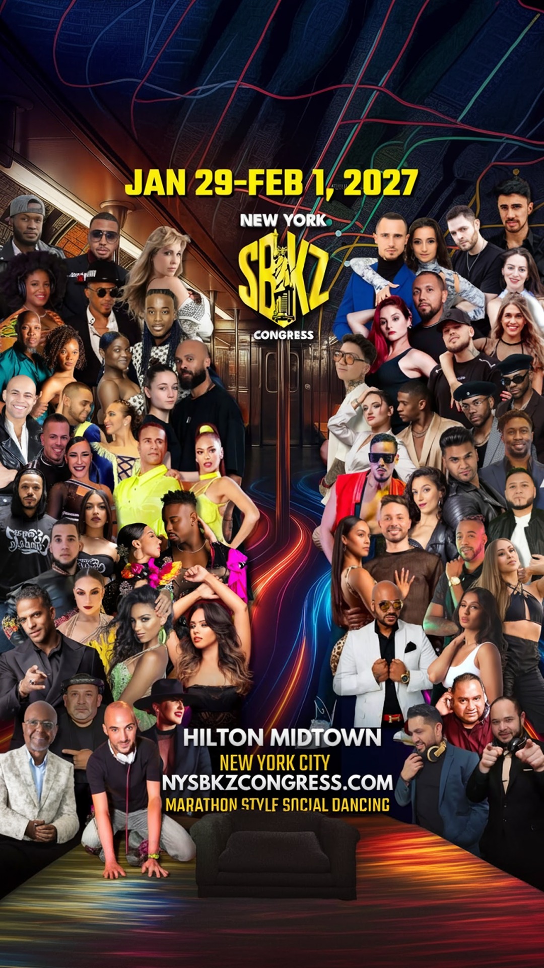 new york sbkz congress | salsa • bachata • kizomba • zouk | jan 29-feb 1, 2027
