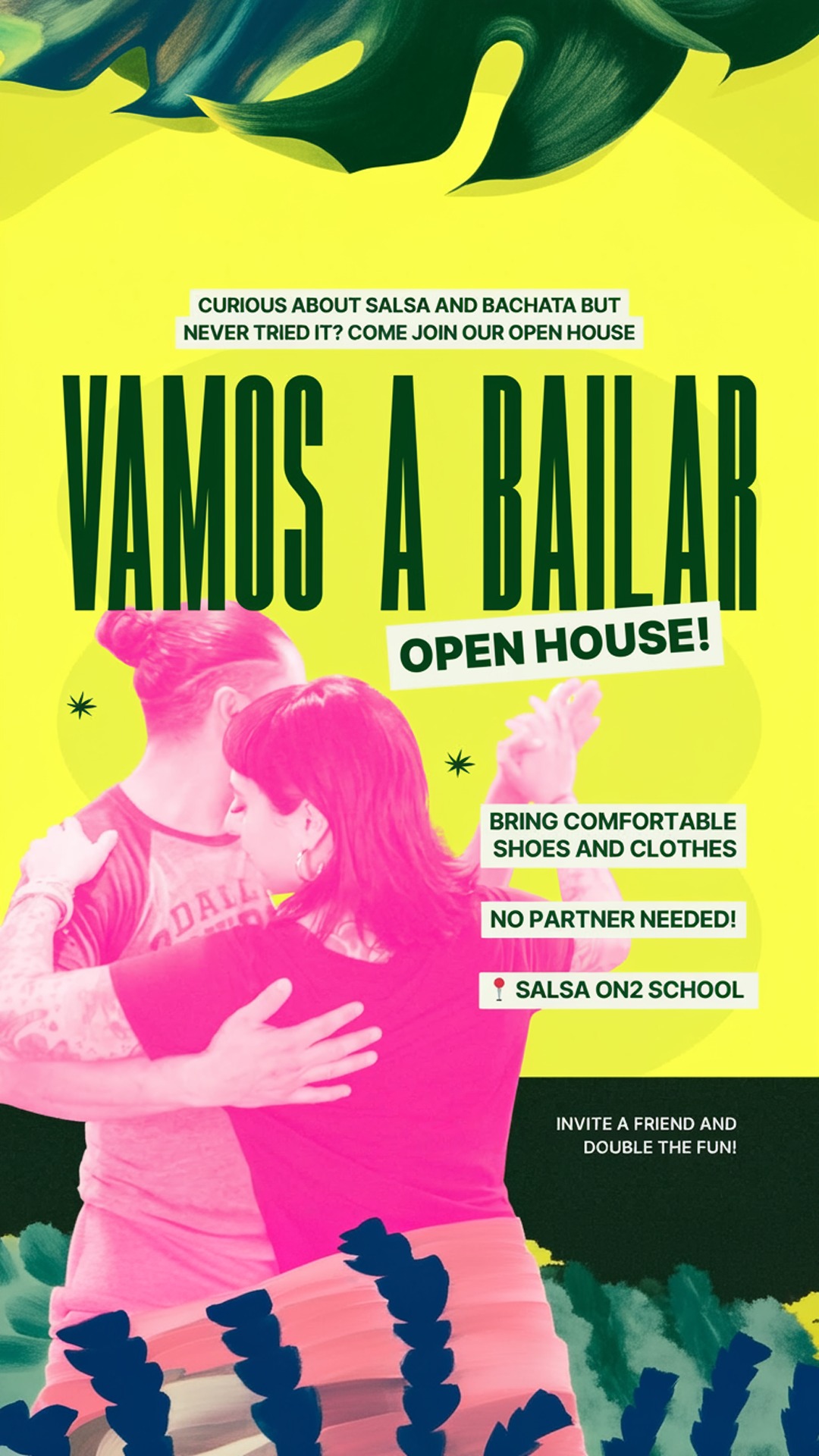 find your rhythm: salsa & bachata open house