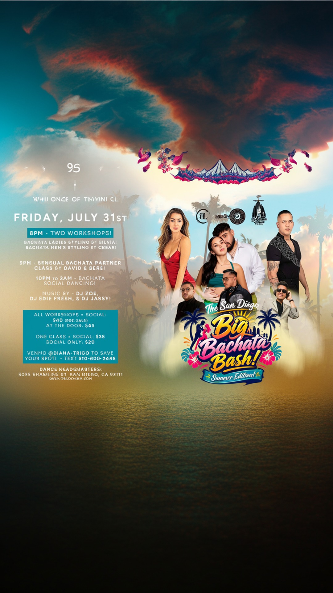 the san diego big bachata bash - summer edition! 7/31