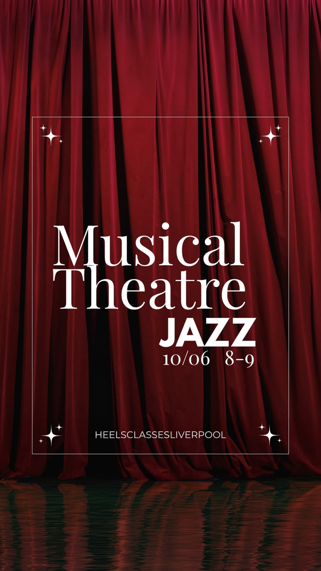 musical theatre jazz workshop